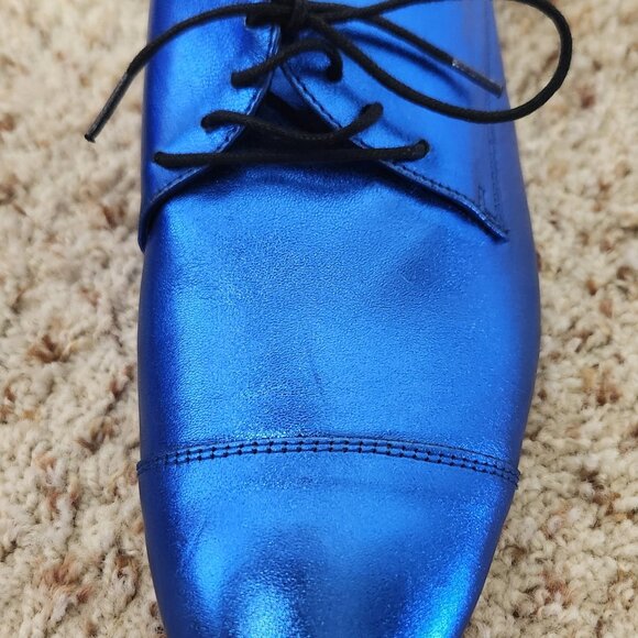 Kurt Geiger shoes sz 41 men\'s blue oxfords NEW 8.5 main image 4